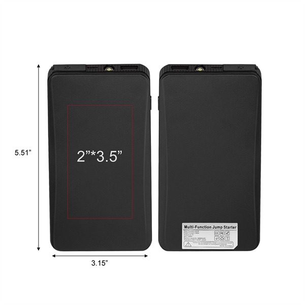 Indra 6000mAh Car Jump Starter is combination power bank & car... from ASI 90154 Sunjoy Group Inc