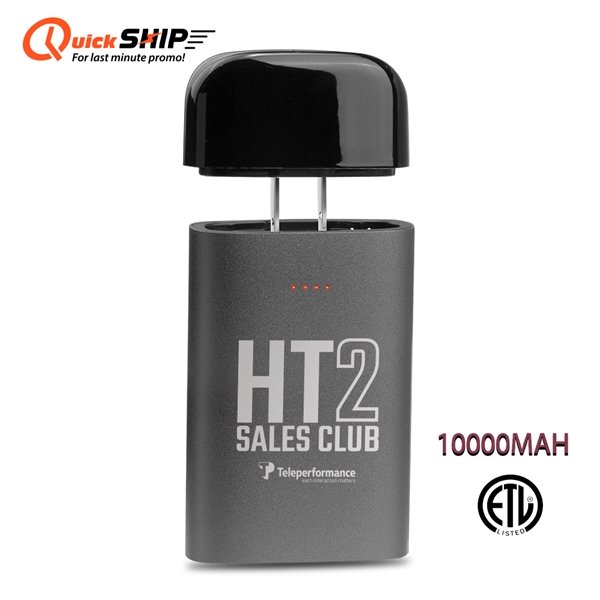 ETL certified 10000mAh high capacity power bank with a build-in USB... from ASI 90154 Sunjoy Group Inc