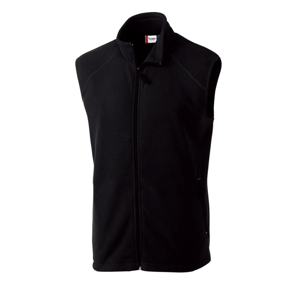 Men's vest with a full-zip, two zippered on-seam pockets, self-fabric mock... from ASI 47965 Cutter & Buck