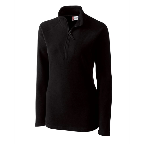 Women's jacket with a half-zip, self-fabric mock neck, two pockets, and... from ASI 47965 Cutter & Buck