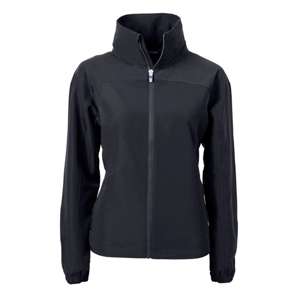 Women's jacket with a full-zip, wind and water resistance, and hood.... from ASI 47965 Cutter & Buck