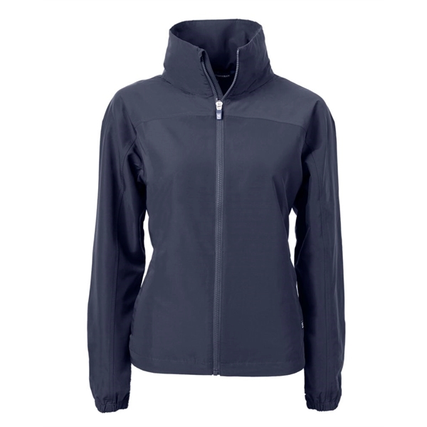 Women's jacket with a full-zip, wind and water resistance, and hood.... from ASI 47965 Cutter & Buck