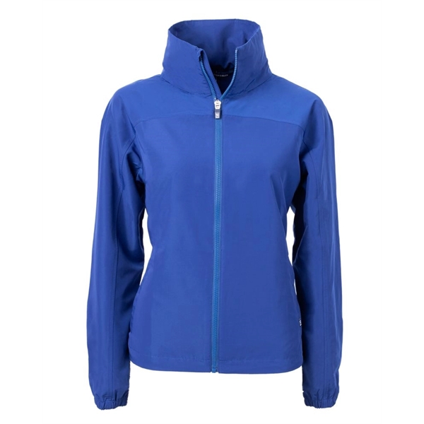 Women's jacket with a full-zip, wind and water resistance, and hood.... from ASI 47965 Cutter & Buck