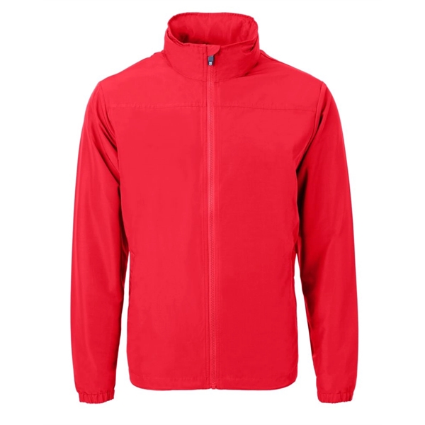 Men's jacket with a full-zip, wind and water resistance, hood, and... from ASI 47965 Cutter & Buck