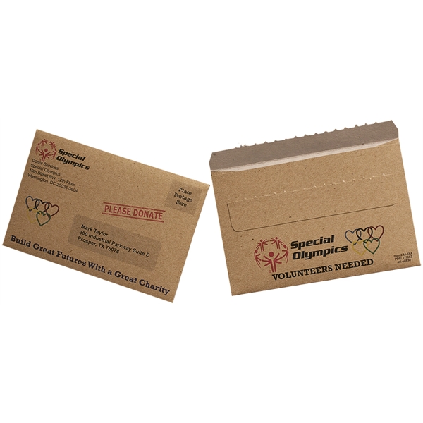 6" x 4" Kraft mailer envelope with four color process printing.... from ASI 44830 The Chest