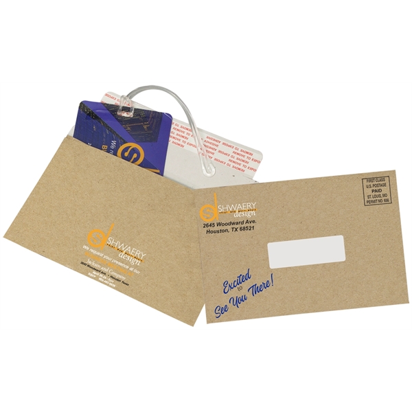 8" x 6" Kraft mailer envelope with four color process printing.... from ASI 44830 The Chest