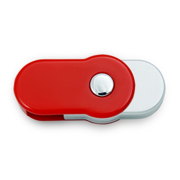 This Winfield Rounded Red Swivel USB Flash Drive has nice, modern... from ASI 90154 Sunjoy Group Inc