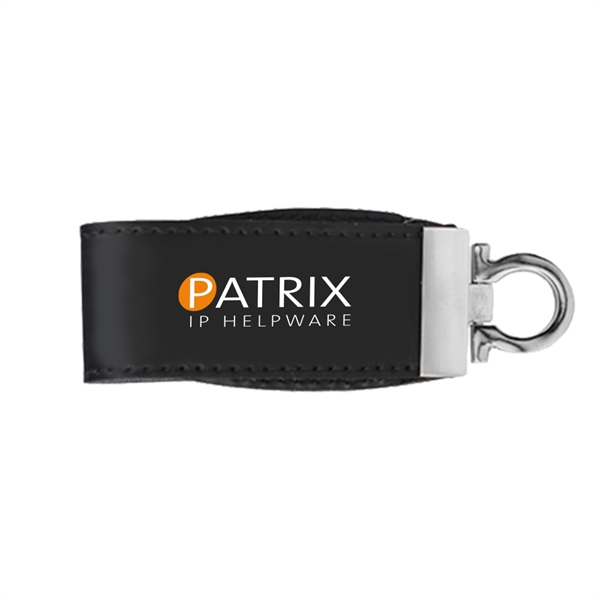 Hi-end leather USB with solid metal trim.... from ASI 90154 Sunjoy Group Inc