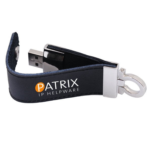 Hi-end leather USB with solid metal trim.... from ASI 90154 Sunjoy Group Inc