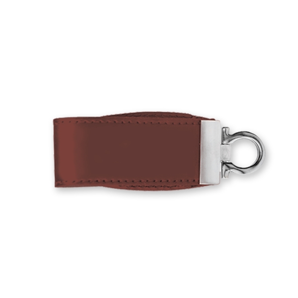 Hi-end leather USB with solid metal trim.... from ASI 90154 Sunjoy Group Inc