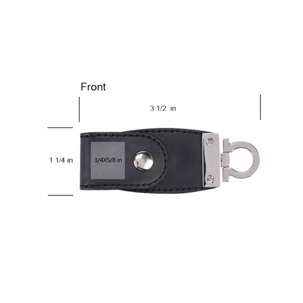 Hi-end leather USB with solid metal trim.... from ASI 90154 Sunjoy Group Inc