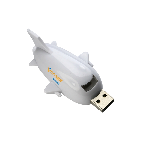 Airplane Shape USB Flash Drive with custom imprint and capacity varies... from ASI 90154 Sunjoy Group Inc