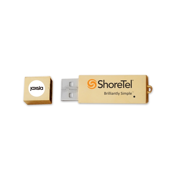 Newark Copper or Silver Steel USB takes a simple USB promo... from ASI 90154 Sunjoy Group Inc