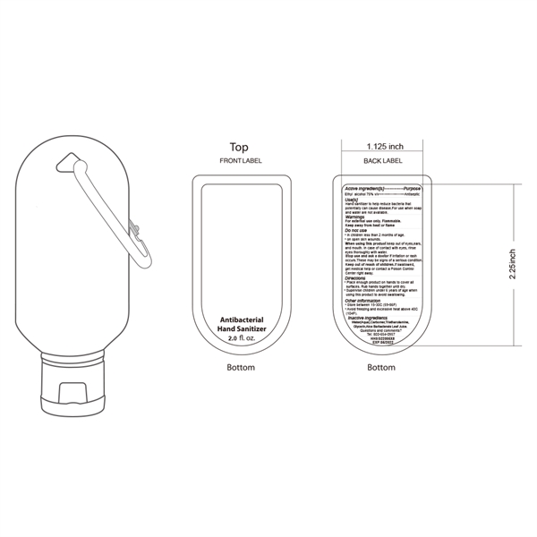 Stay germ-free on the go with our Portable Hand Sanitizer. It... from ASI 90154 Sunjoy Group Inc