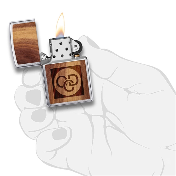 Zippo windproof lighter with a satin chrome finish for a silky,... from ASI 46170 Compass Industries Inc