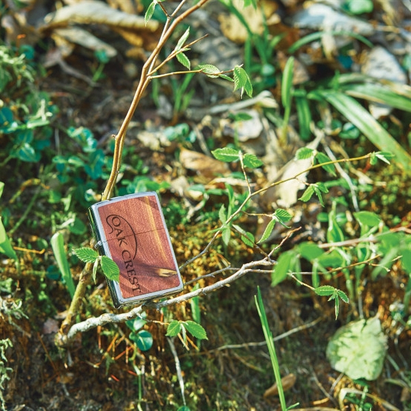 Zippo windproof lighter with a satin chrome finish for a silky,... from ASI 46170 Compass Industries Inc