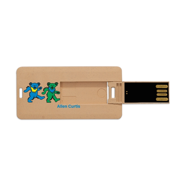Our Eco-Friendly Plant Fiber Card USB drive fits easily into a... from ASI 90154 Sunjoy Group Inc