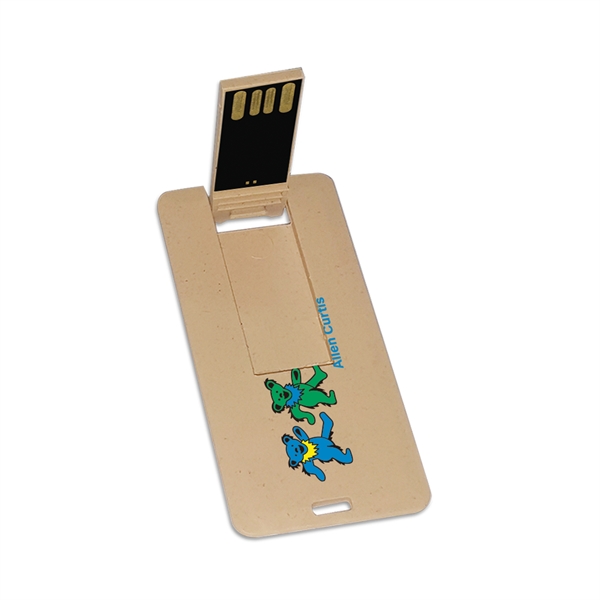 Our Eco-Friendly Plant Fiber Card USB drive fits easily into a... from ASI 90154 Sunjoy Group Inc
