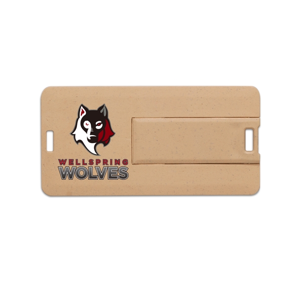 Our Eco-Friendly Plant Fiber Card USB drive fits easily into a... from ASI 90154 Sunjoy Group Inc