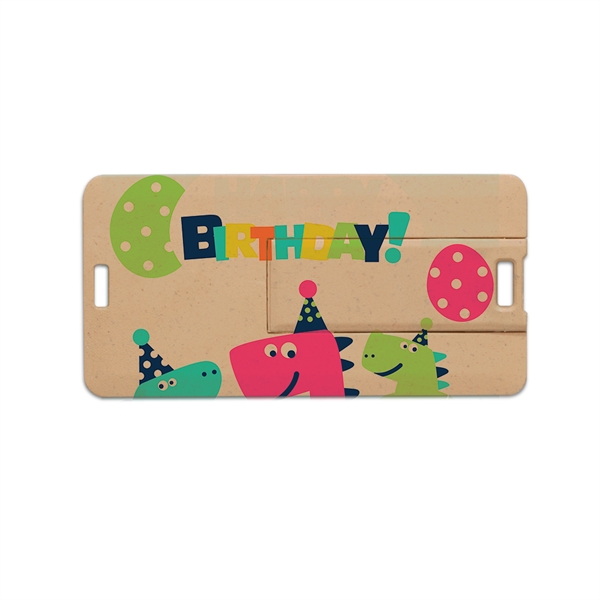 Our Eco-Friendly Plant Fiber Card USB drive fits easily into a... from ASI 90154 Sunjoy Group Inc