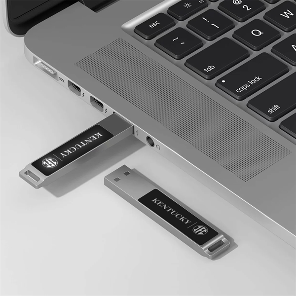 North Center Light-Up USB Flash Drive is a sleek & minimalist... from ASI 90154 Sunjoy Group Inc