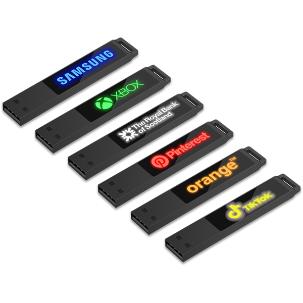 North Center Light-Up USB Flash Drive is a sleek & minimalist... from ASI 90154 Sunjoy Group Inc