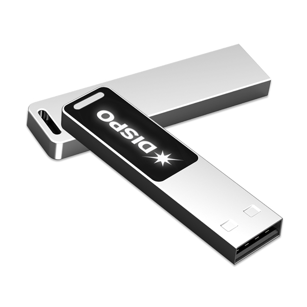 Sauganash Light-Up USB Flash Drive is a sleek & minimalist design... from ASI 90154 Sunjoy Group Inc