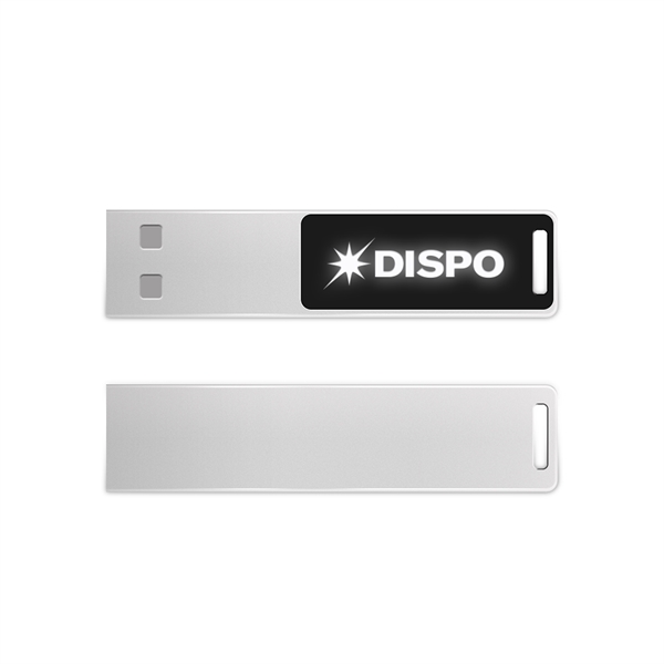 Sauganash Light-Up USB Flash Drive is a sleek & minimalist design... from ASI 90154 Sunjoy Group Inc