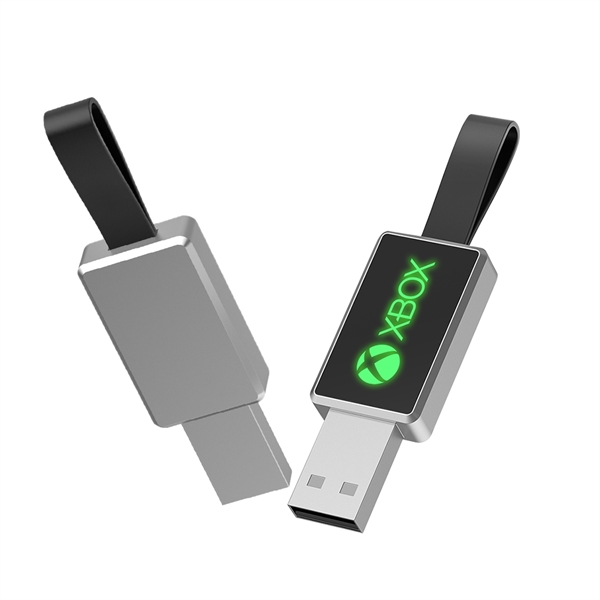 Ashburn Light-Up USB with Silicone Loop is modern with sleek design... from ASI 90154 Sunjoy Group Inc