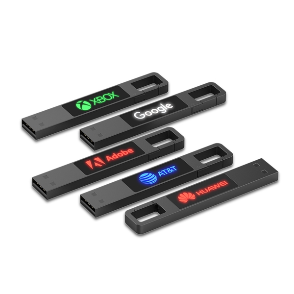 The Clearing Light-Up USB with Hook is slim, sleek modern light-up... from ASI 90154 Sunjoy Group Inc