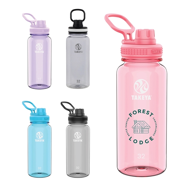 Takeya® 32 oz. Water Bottle With Spout Lid... from ASI 30270 Aakron Line