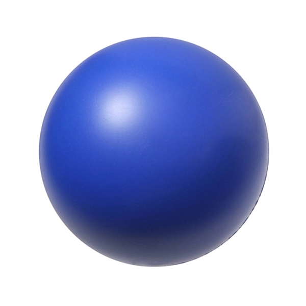 Colorful Round Stress Reliever Ball with 1c1p sticker imprint... from ASI 37218 Athena Promo (tm)