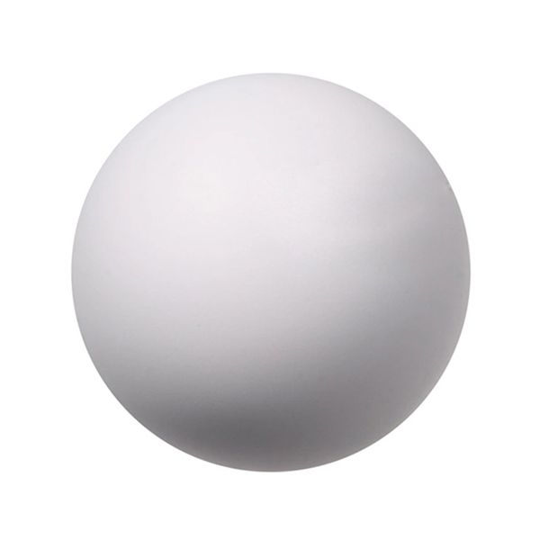Colorful Round Stress Reliever Ball with 1c1p sticker imprint... from ASI 37218 Athena Promo (tm)