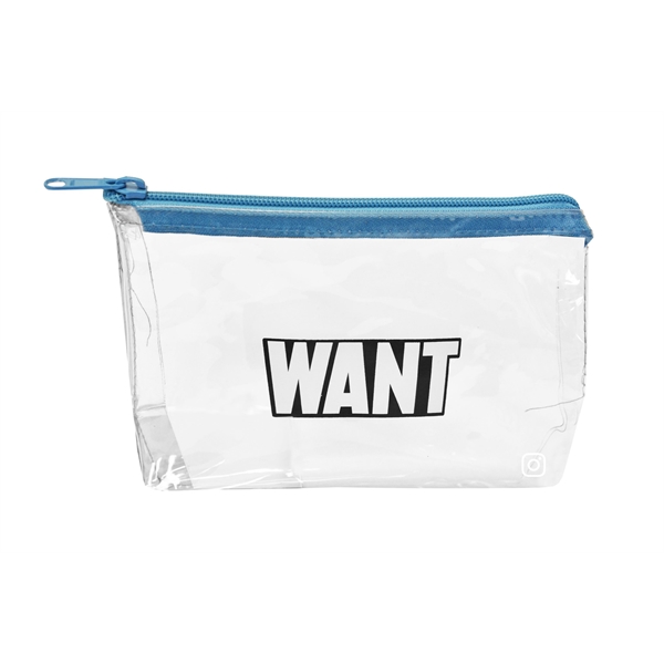 Made in USA - Fully customizable zippered pouch with screen printed... from ASI 65952 ZZ DROPPED -LBU Inc / LBU
