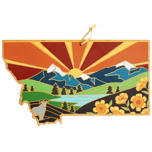 Celebrate life in The Golden State with the Our State Shaped... from ASI 91565 Totally Bamboo