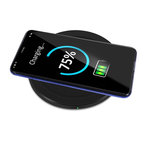 10W Qi-Certified Wireless Charger has a sleek design with a large... from ASI 90154 Sunjoy Group Inc