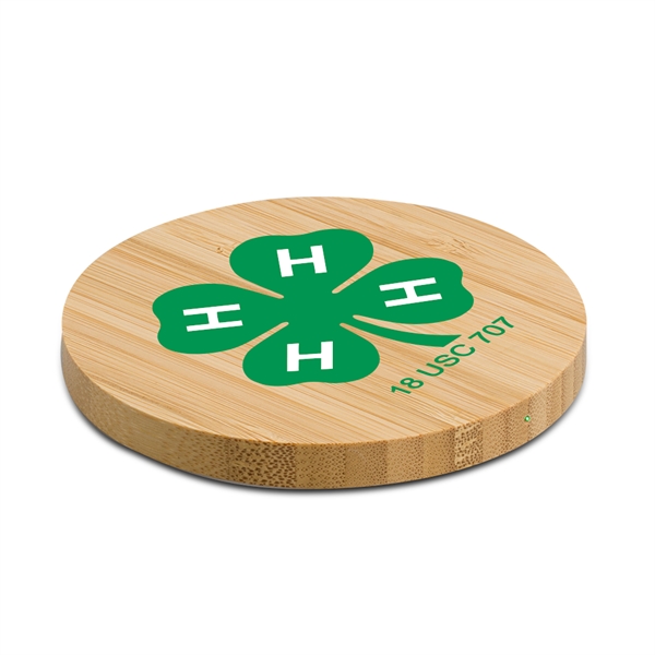 Bamboo Eco-Friendly Wireless Charger provides four charging modes (15W / 10W... from ASI 90154 Sunjoy Group Inc