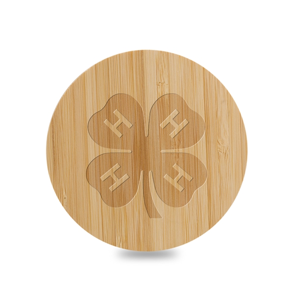 Bamboo Eco-Friendly Wireless Charger provides four charging modes (15W / 10W... from ASI 90154 Sunjoy Group Inc