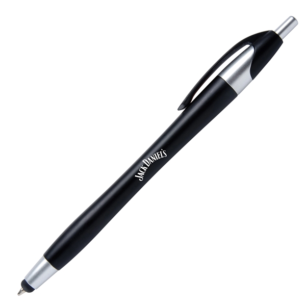 Plastic click action ballpoint stylus pen.... from ASI 68190 Lungsal