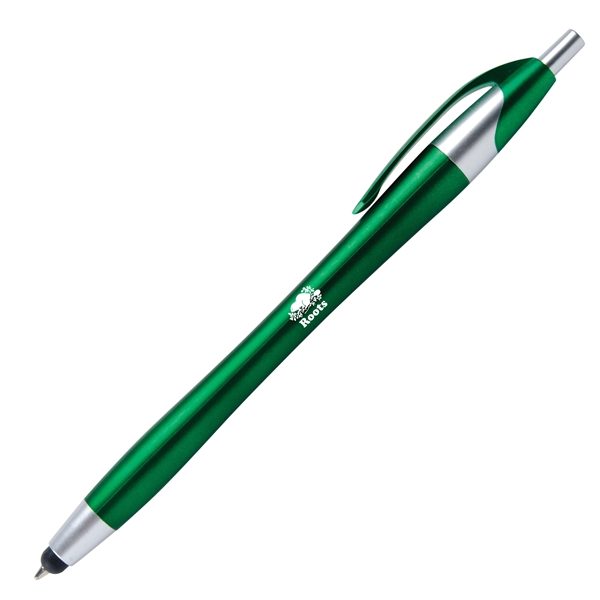 Plastic click action ballpoint stylus pen.... from ASI 68190 Lungsal