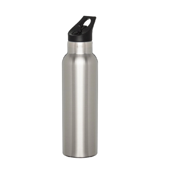 Insulated stainless steel bottle with straw, 20oz. plus 1 color pad... from ASI 37218 Athena Promo (tm)