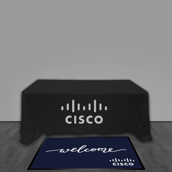 Olefin cut-pile carpet floor mats, available in five sizes and various... from ASI 35750 PromoMatting by Americo