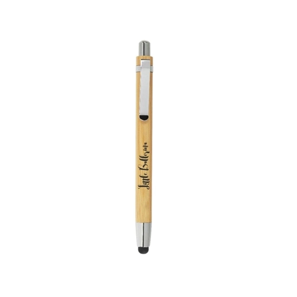 Eco-friendly pen plus 1 color silkscreen imprint or laser engraving on... from ASI 37218 Athena Promo (tm)