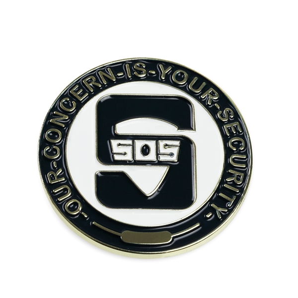 Soft enamel brass coins have a textured look and feel because... from ASI 90154 Sunjoy Group Inc