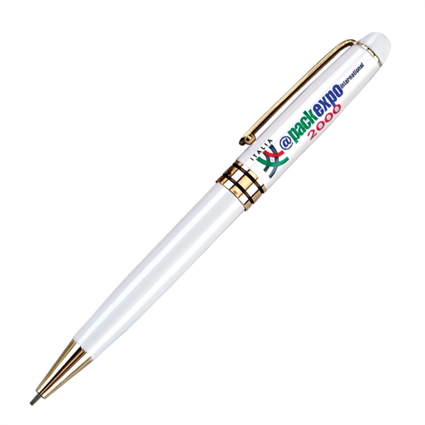 Retractable ballpoint plastic mechanical pencil with lacquered coated barrel.... from ASI 68190 Lungsal / Lungsal