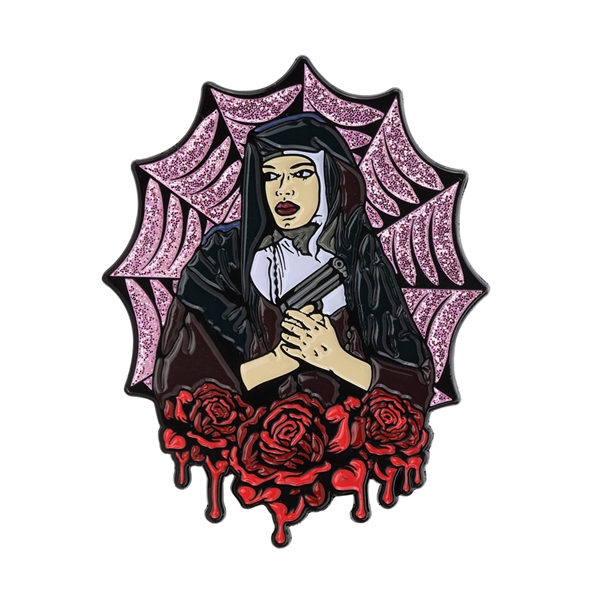 Soft enamel trading pins have a textured look and feel because... from ASI 90154 Sunjoy Group Inc