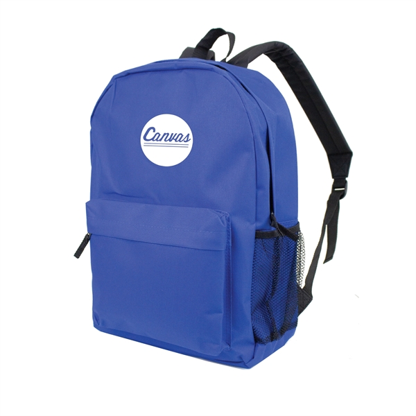 Spacious 17" backpack with a front pocket and side water bottle... from ASI 34800 Alstar Creations