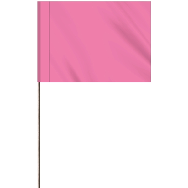 1-Color 2.5 x 3.5" Custom Marking Vinyl Flag with 11.5" Wire... from ASI 80228 Quinn