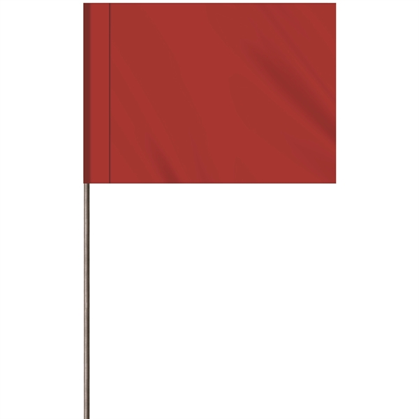 1-Color 2.5 x 3.5" Custom Marking Vinyl Flag with 11.5" Wire... from ASI 80228 Quinn