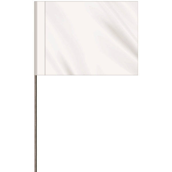 1-Color 2.5 x 3.5" Custom Marking Vinyl Flag with 11.5" Wire... from ASI 80228 Quinn